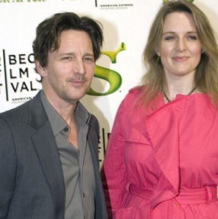 Dolores Rice with her husband Andrew McCarthy